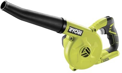 RYOBI 18 V ONE+ Akku-Gebläse R18TB-0 (Luftvolumen 2,9 m³/min, Luftgeschwindigkeit von 200 km/h, ohne Akku und Ladegerät)