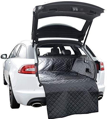To Fit Jaguar XF Estate Sportbrake Boot Liner 2008-2016 | Tailored Quilted Boot Protector, Full Boot Coverage, Waterproof & Durable, All Weather, Black