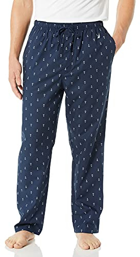 Nautica Pyjamasbyxor för män, Mörkblått, L