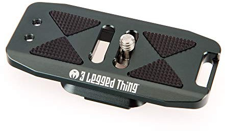 3 Legged Thing BASE PD Arca Swiss & PD Capture V3 Compatible QR Plate (Base 85 PD, Gray) (BASE85-PD-G)
