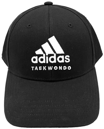 adidas Gorra de béisbol para Hombre y Mujer, Color Negro, para Boxeo, Karate, Judo, Taekwondo, Kickboxing Jiu Jitsu, Talla única