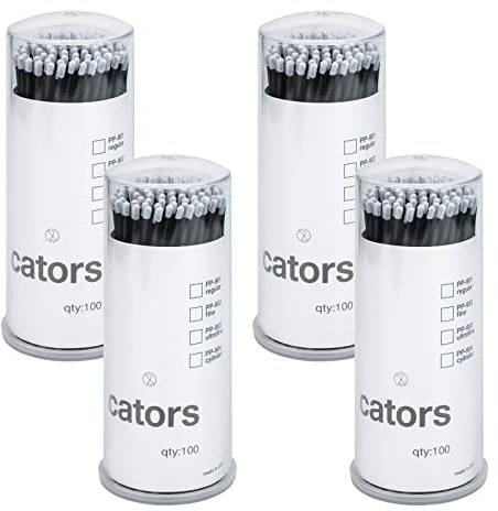 G2PLUS 400 Stück Einweg Microbürsten Wimpernbuerste für Wimpernverlängerung