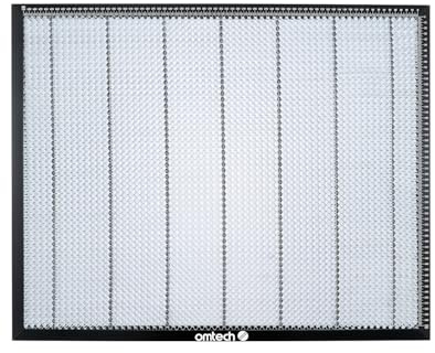 OMTech 500 x 700 mm Panel de Nido de Abeja para Grabador Láser Mesa de Trabajo de Nido de Abeja de Aluminio para Máquina de Grabado de Marcado de Fibra con Escala Incorporada (500 x 700 mm)