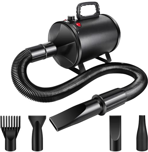 ZanGe Metro Blower Dryer 2800 W sans vitesse Metro Blaster, sèche-moto, sèche-linge et plumeau pour voiture et moto, souffleur de sèche-linge, souffleur de chauffage professionnel