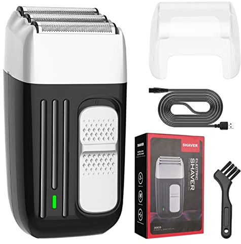 Rasoio per capelli ricaricabile per gli uomini Rasoio elettrico Barba Elettrica Per Testa Calva Dissolvenza Macchina da barba Strumento per la toelettatura Rasoi elettrici per gli uomini Viso e Testa
