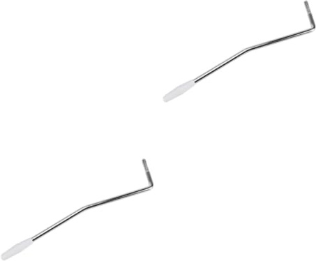 OFFSCH 2pezzi Leva Tremolo Whammy Bar Per Chitarra Elettrica Filettatura Braccio Cromato Sostituzione Per Tremolo Singolo Facile Da Usare