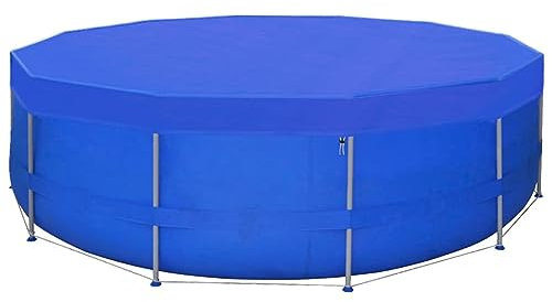 ShGaxin Poolabdeckungen 2 STK. PE Rund 540 cm 90 g/m Poolplane, Poolbeleuchtung, Poolabdeckung, Poolzubebör, Swimming Pool Abdeckplane - 3082802