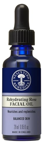 Neal's Yard Remedies Rehydrating Rose Face Oil, Nourshing & Replenishing, with Rose Extract & Essence, Vegan & Cruelty-Free, 28ml