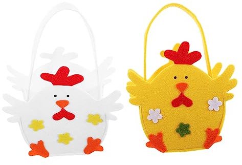 MAGICLULU 2 Stück Küken-tragetasche Für Jungen Mädchen Süßigkeitentüte Frühlings-süßigkeitentüte Geschenktüte Für Jungen Mädchen Frühlingsgeschenktüte Küken-tasche