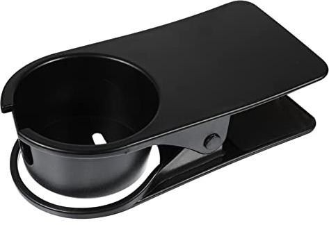 Clip para Portabotellas Negro de Acero Inoxidable y Abs para Mesa