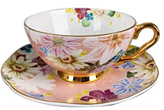 Bone China Tè Caffè Tazza Tazza di Tè Utensili da cucina Stoviglie Set di tè,