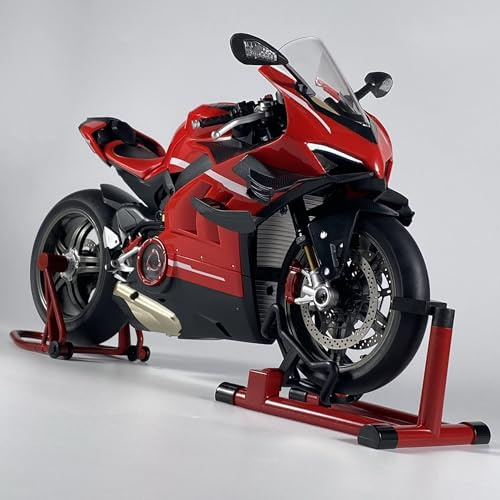 För V4S Super Motorcykel Alloy Diecast Modell Dubbel Spray Heminredning Ornament 1:7