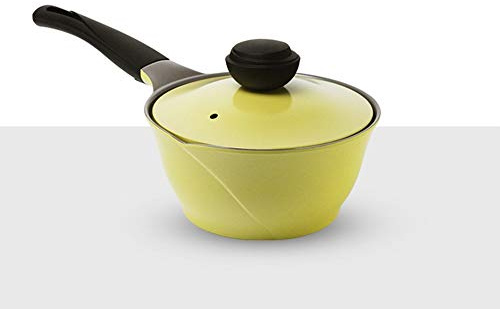 Pentola per il Latte Antiaderente Pot Piccolo Latte Hot Milk domestica Integratore Alimentare rivestimento di ceramica per Uso Quotidiano(16x39.5x18cm)