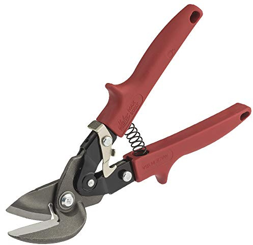 Malco M2006 Max2000® 10 inch Offset Aviation Snips | 18ga. Capacity | Offset Sheet Metal Snips | Offset Tin Snips | Metal Shears (Offset - Cuts Left, Straight & 5in Dia. Circles)