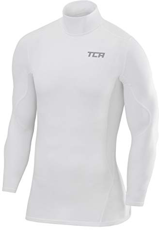 TCA Hombre Y Niños Top Interior Térmico Da Manga Larga SuperThermal Compression Base Layer Cuello Alto