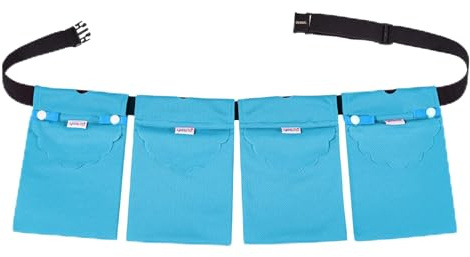 Yesito Lake Blue Mastectomy Drainage Pouch with Shower Bag - Breast Cancer Surgery Recovery Accessory, Lake Blue