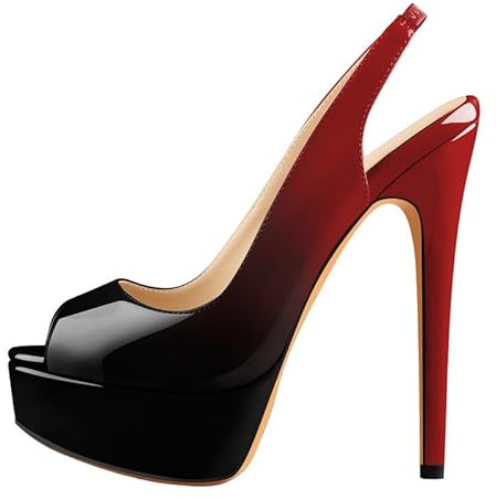 MissHeel Scarpe da sera con tacco alto Stilettos per donna, 41 EU
