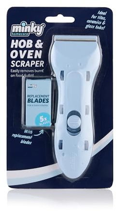Ceramic Tile Hob and Oven Scraper Pack of 2(2 scrapers with 10blades)