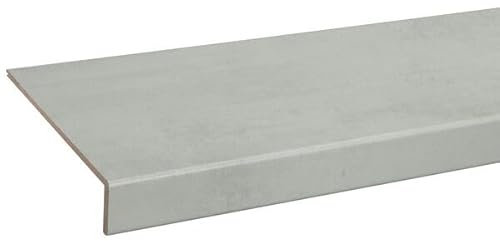 Wovar Trittstufe HDF laminiert Beton Hellgrau 100 x 30 cm - Pro Stück