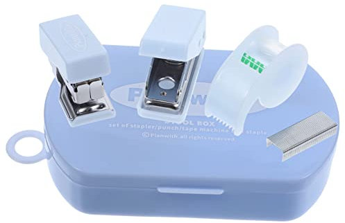 OFFSCH Klebebandspender Heftgeräte Süßer Hefter Kleiner Hefter Und Klebebandspender Scrapbooking Und Bürogebrauch