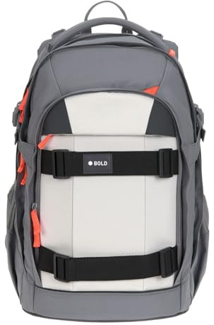 Lässig Bold Origin School Backpack Anthracite/Grey