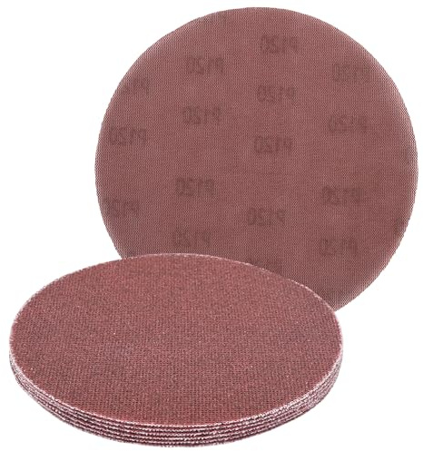 Lot de 10 disques abrasifs de 225 mm, feuilles abrasives pour ponceuse à sec, ponceuse girafe, ponceuse murale, ponceuse de plafond (grain 80/120/180/240/400)