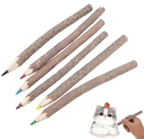 Lápiz de colores, lápices de grafito de madera, herramienta de pintura natural, bolígrafo vintage para eventos, aula, dibujo, escuela, fiesta, escritura, lugar de trabajo, camping