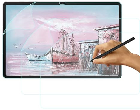 3 Stück Like Matte Papier Folie für Samsung Galaxy Tab S10 FE+ | für Samsung Galaxy Tab S10 FE Plus,[Blendfreiem] PET Papier Gefühl schutzfolie zum Zeichnen, Schreiben, Skizzieren