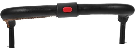 BESPORTBLE Barre Accoudoir de Poussette pour Tout-petit Garde de Sécurité Confortable en Plastique Noir, Accessoire Amovible pour Aventures en Plein Air