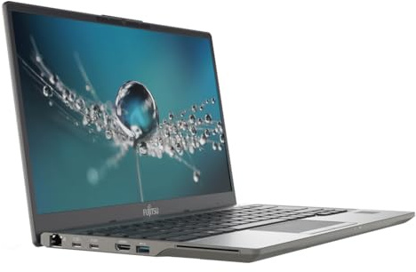 Fujitsu Lifebook U7411 - Pantalla táctil de 14 pulgadas (Intel Core i7 1185G7, 512 GB, disco duro SSD de 16 GB, memoria para Windows 11 Pro 5G LTE, cámara web, incluye conector para ordenador portátil