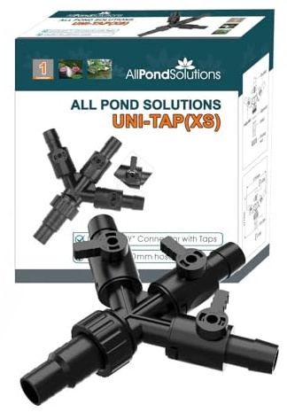 allpondsolutions Uni Tap 4 Way Pond Hose with Adaptor Taps 20mm