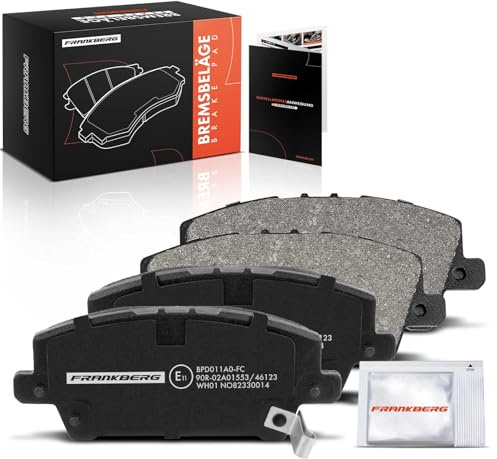 Frankberg Brake Pad Set Includes 4 brake pads Front 45022SM.G.E01 | Compatible with: Civic VIII Hatchback FK FN
