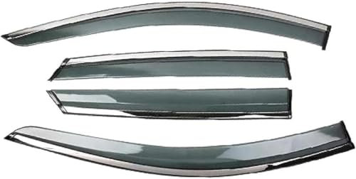 DdaiXQ Auto Autofenster Windabweiser für Ford Fiesta 2004-2006, Autofenster Regenschutz Regenabweiser Deflektoren Seitenfenster Deflektor