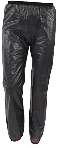 Ailgely Pantalones de Lluvia Reflectantes Impermeables, Pantalones de Trabajo para Ciclismo Al Aire Libre, Tela Elástica Gris Oscuro (M)