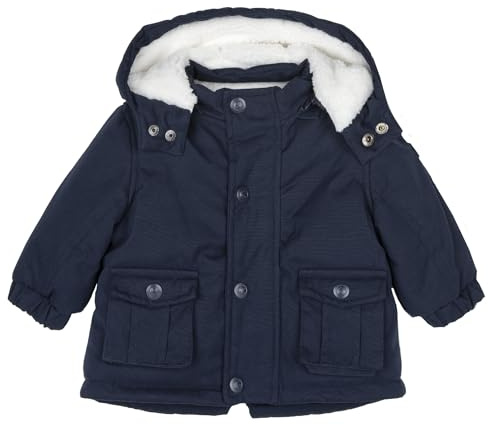 Chicco, Giubbotto Neonato con Cappuccio e Pratica Chiusura a Zip, Lavabile in Lavatrice, Abbigliamento Bambino 0-24 Mesi, Designed in Italy