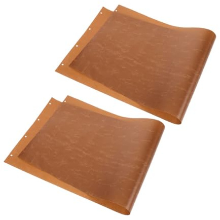FELTECHELECTR 2pcs Pizza Spatula High Temperature Cloth Non-Stick Replacement for Baking Reusable Parchment Paper for Oven Use Sliding Pizza Peel Transfer Cloth for Kitchen