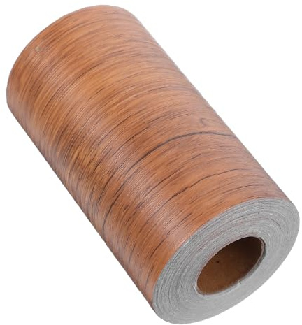 PRETYZOOM Cinta Adhesiva Diseño de Vetas de Madera Natural, Resistente al Agua y Cortable, Adecuado para Decoración de Muebles y Paredes en Oficina o Manualidades