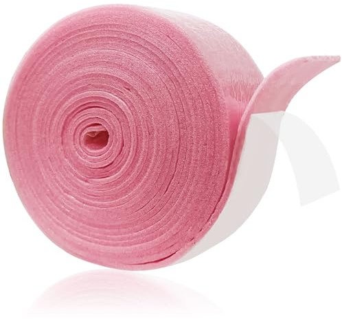 Bande d'isolation des bords 100 mm x 5 mm x 10 m pour masse de compensation, autocollante, pour chauffage au sol