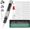 Longzhuo Elektrischer Gravierstift Mit 36 Bits, Tragbarer Gravierstift Usb Wiederaufladbarer Gravierwerkzeugsatz Für Schmuck, Kristall, Metall, Glas, Kunststoff, Holz, Stein (Silber)