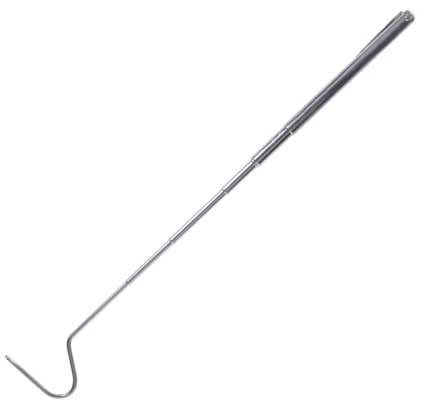 WOONEKY Gancho Serpiente Extensible Acero Inoxidable Retráctil Herramienta Profesional para Reptiles y