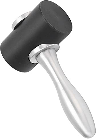 Martillo de Cuero para Tallar, Mazo para Manualidades en Cuero, Martillo de Cuero de Nylon con Mango de Aluminio para Marroquinería Bricolaje, Estampado y Costura en Cuero