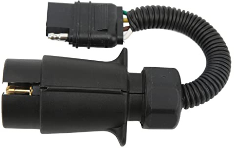 Spina Adattatore per Rimorchio, Spina di Conversione per Rimorchio Plug And Play da 7 Pin a 4 Pin, Ampiamente Utilizzata per i Veicoli