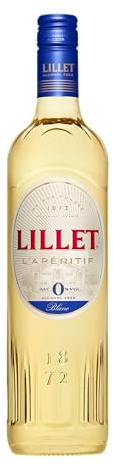 Lillet Blanc 0% – Alkoholfreier französischer Apéritif, 0,75 L, Fruchtig-florale Aromen aus entalkoholisiertem Wein & natürlichen Infusionen, für Aperitif-Momente, hergestellt in Podensac