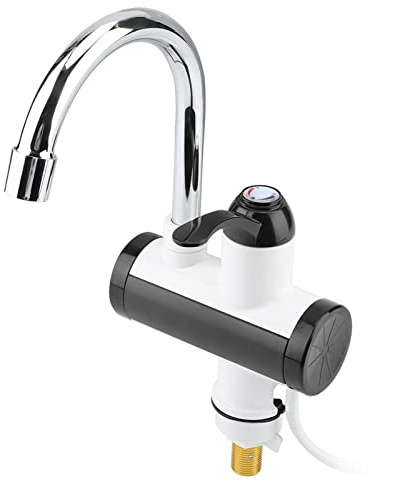 Robinets d'évier de Cuisine - Affichage Instantané de La Température de Robinet de Chauffage d'Appareil de Chauffage d'eau Chaude et Froide Instantanée pour La Salle de Bains de Cuisine