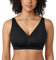 AISILIN Reggiseno Senza Ferretto Donna Bralette Comodo Taglie Forti Senza Cuciture Coppa Piena Reggiseno per Dormire Nero 3C