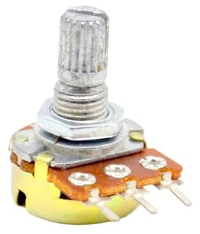 HAYCHE 100 stücke WH148 Carbon Film Potentiometer 15mm Welle Verstärker Dual Stereo Potentiometer 3Pin 1K 2K 5K 10K 20K 50K 100K 500K 1M Ohm (Size : 5K Ohm)