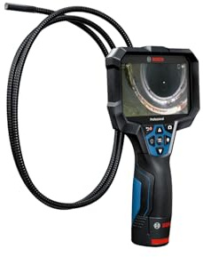 Bosch Professional Inspektionskamera GIC 12V-5-27 C | Kabellänge: 150 cm, Ausrichtungsfunktion AutoUp, hochauflösende Anzeige: 5”-Bildschirm, 1280x720 Pixel, in L-BOXX