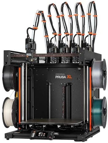 Original Prusa XL Assembled 5-Toolhead 3D Printer, Large-Scale CoreXY, Tested, Build Volume 360×360×360mm, 5 Independent Toolheads, Multi-Material, 1.75mm Filament