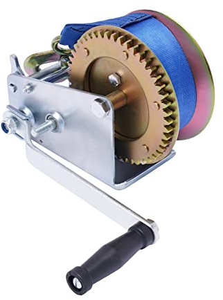Handseilwinde 1588kg Seilwinde mit 10m Seilzug Bergungswinde Bootswinde Zugkraft Profi Handseilwinde, Anhänger, Boot Schleppen, Winde Forst
