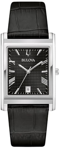 Bulova Herrenuhr Quarz Sutton Schwarz 96B445